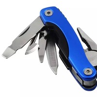 Équipement EDC 11-en-1, multi-outils portable d'urgence en acier inoxydable, pince pliante, survie, camping, randonnée, pêche, tactique