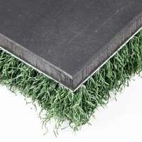 Tapis de frappe de golf robuste pour practice de driving range, sensation réelle, en caoutchouc/nylon/EVA, taille 1500x1500mm, avec ligne de tee pour le frappeur