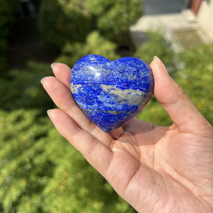 Kindfull Hot Bán <span class=keywords><strong>Lapis</strong></span> <span class=keywords><strong>Lazuli</strong></span> Trái Tim Tay Khắc Chữa Bệnh Thạch Anh <span class=keywords><strong>Lapis</strong></span> Trái Tim Cho Thiền - Product Image 3