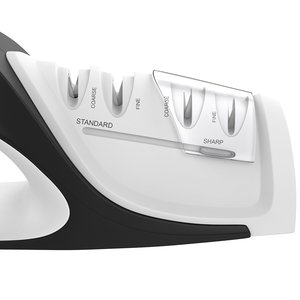 Acmind Four Groove <b>Knife</b> Sharpener 8.5in Manual Multi Grit Kitchen <b>Tool</b> With Handle For Standard And Asian <b>Knives</b> - Product Image 5