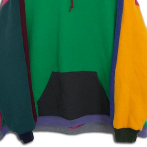 Good Quality <b>Thick</b> Warm <b>Mens</b> Winter Color Block Pullover <b>Hoodies</b> - Product Image 3