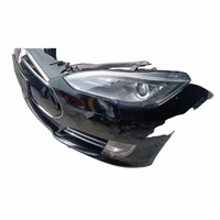 Rakitan Bumper depan, Kit bodi berkualitas tinggi untuk Tesla Model S dengan kisi, kipas Radiator, dan lampu depan