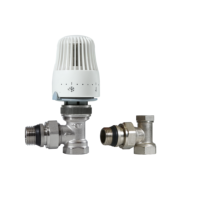 Robinet thermostatique intelligent pour radiateur, chauffage au sol DN15 1/2'' nickel, vanne thermostatique intelligente, systèmes d'eau thermostatée 110°C