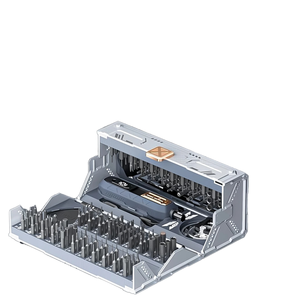 Juego de Destornilladores Manuales Vman Tools 180 en 1, Herramienta de Reparación de Precisión con Cuchilla Magnética, Acero Inoxidable, Garantía de 3 Años, Estuche Rígido - Product Image 1