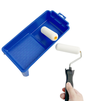 Master Epoxy DIY Paint Tools Juego de mini bandeja de rodillo de pintura de 4 pulgadas para bañera y reparación de esquinas de pared