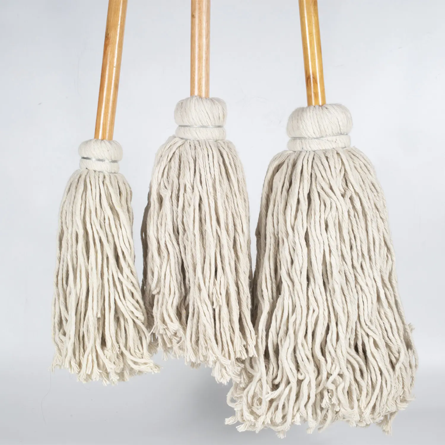 Mops de algodão Mop com Cabo de Madeira & Punho De Madeira deck