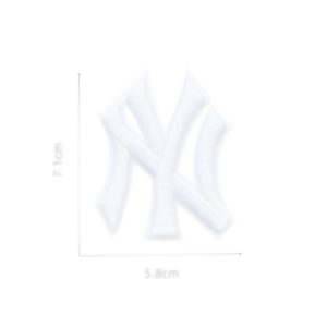 MLB 3D strijk-op patch set honkbalteam logo geborduurd badge voor pet, shirt, jas, uniform decoratie vilt hartvorm - Product Image 3