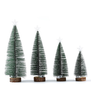 New illuminated white cedar Christmas <b>tree</b>, PVC Christmas <b>tree</b>, creative desktop Christmas <b>tree</b> ornament, gift. - Product Image 5