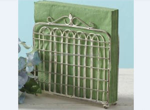 Black Metal <b>Napkin</b> <b>Holder</b> with Leaf Design in Black and Gold Stylish for Kitchen Table Decoration and Essential Accessories - Product Image 3