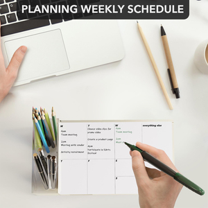 Văn Phòng Bàn Để Làm Danh Sách Memo <span class=keywords><strong>Buddy</strong></span> Acrylic Máy Tính Để Bàn Bảng Hàng Tuần Kế Hoạch Khô Xóa Lịch Bảng Trắng Với Lưu Trữ Caddy - Product Image 3