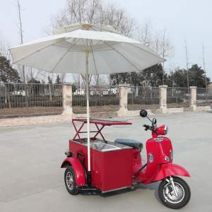 Camion de nourriture mobile électrique à <span class=keywords><strong>prix</strong></span> d'usine, <span class=keywords><strong>side</strong></span>-<span class=keywords><strong>car</strong></span> de moto pour la vente de glaces, camion de nourriture motorisé - Product Image 4