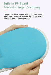 Медицинские удерживающие перчатки для пожилых пациентов, страдающих деменцией, с защитой от царапин, безопасные универсальные открытые пальцы, предотвращающие удаление трубки - Product Image 6