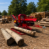 Machinerie forestière 30T, processeur de bois, fendeuse de bûches, processeur de bois de chauffage PTO