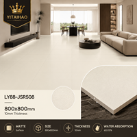 Azulejos de Porcelana Mate de 800x800mm, Foshan Guangdong, Super Blancos, Tacto Aterciopelado, Superficie Plana, Doble Cero Absorción de Agua