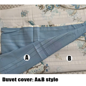 Bộ ga trải giường cao cấp in họa tiết, chất liệu vải gạc bong bóng mềm mại, thân thiện với da, thiết kế hiện đại, nhiều món, chất liệu polyester cao cấp, thoáng khí năm 2025 - Product Image 5