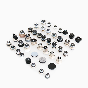 Base de Silla Personalizada para Hostelería, Protector de Alfombra para Piso, Patas de Muebles Tubulares de Metal, Redondas, Ajustables, Giratorias y Deslizantes - Product Image 1