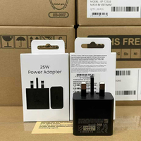 Adaptateur de chargeur mural super rapide d'origine 25W pour Samsung Cargador Chargeur de téléphone pour téléphone portable