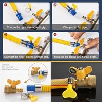 Fabricant OEM Boucle de poignée en plastique américain en acier inoxydable Collier de serrage Poignée papillon Collier de serrage