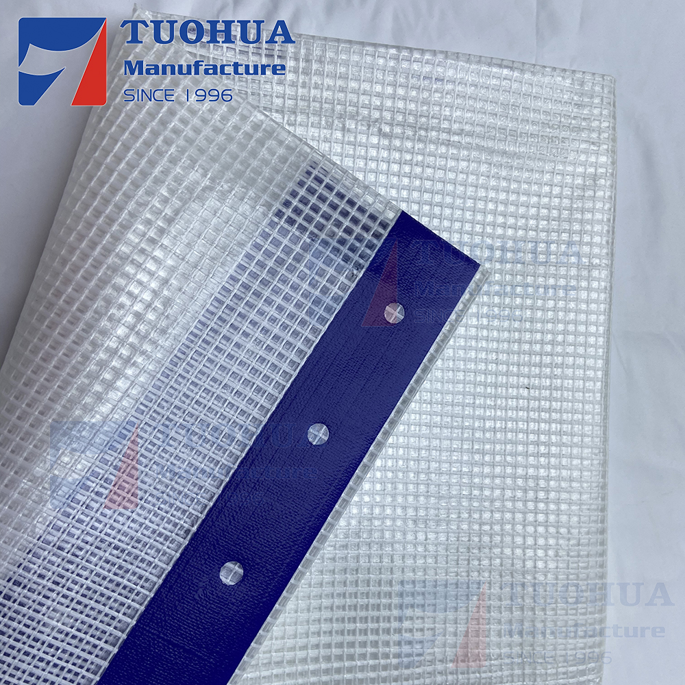 Fast Shipping 8x10ft PVC Coated Waterproof Heavyweight Woven Clear Sheet Tarpaulin