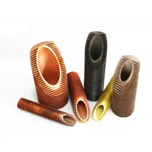 Copper low fin tube Efficient tube refrigeration & heat exchange parts copper tube