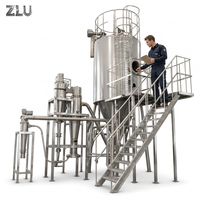 Machine de séchage par pulvérisation centrifuge automatique en acier inoxydable ZLU avec pompe et PLC pour poudre détergente et poudre de lait, à économie d'énergie