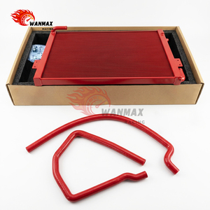 Kit de Radiador de Agua Intercooler Delantero de Competición con Mangueras de Silicona Compatible con <span class=keywords><strong>Audi</strong></span> <span class=keywords><strong>A6</strong></span> A7 C7 C7.5 <span class=keywords><strong>3.0</strong></span> <span class=keywords><strong>BiTDI</strong></span> 2011-2018 - Product Image 3