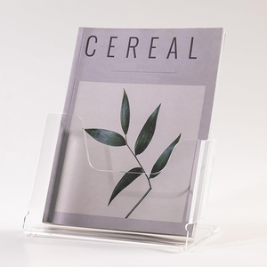 Organisateur de comptoir en acrylique avec support de brochure transparent pour flyers Menus Journaux de brochures Brochures et affichage de magazines - Product Image 6