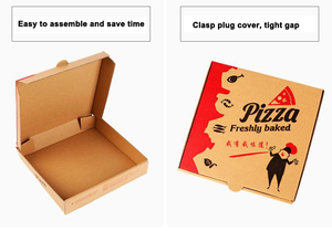 Cajas de papel de cartón delicadas reciclables de gran oferta para <span class=keywords><strong>pizza</strong></span> - Product Image 3