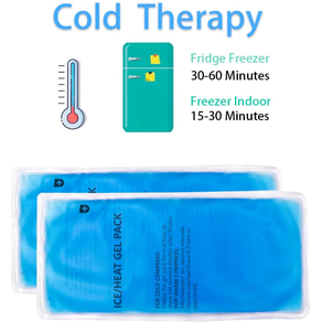 Paket es Gel panas & dingin yang dapat digunakan kembali untuk cedera nyeri nyaman-tujuan ganda kompres dingin & Pak panas perawatan yang ditargetkan Gel - Product Image 5