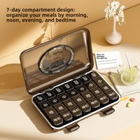 Mini-récipient alimentaire numérique intelligent avec rappel de médicaments pour personnes âgées, portable, alimenté par batterie, en PP, avec horloge et alarme