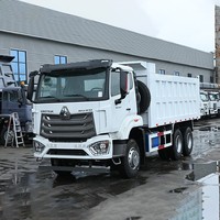 Truk Dump Howo NX 6x4 Putih 10 Roda Tipper Tugas Berat untuk Transportasi Pertambangan