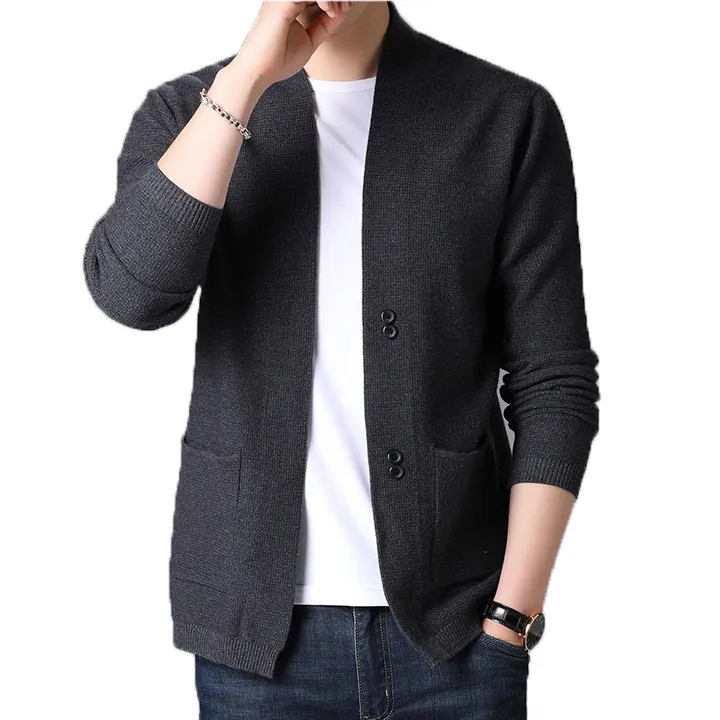2022s New fashion knit plus size men's sweaters winter male cardigan for men cardigan sweater