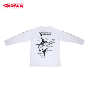 Wholesale Long Sleeve <strong>Plain</strong> White Sublimation <strong>Fishing</strong> <strong>Shirts</strong> Uv protection <strong>Fishing</strong> <strong>Shirt</strong> - Product Image 4