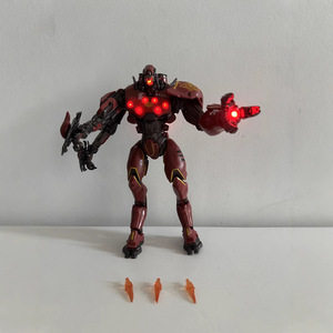 NECA pour <span class=keywords><strong>Storm</strong></span> Red Mecha Robots Luminous Edition PVC Joint Movable Hand-made Model Tide Play Toy - Product Image 3