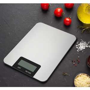 Báscula Digital Inteligente para Alimentos, Herramienta de Medición de Peso de Cocina de Metal, Dispositivos Electrónicos para el Hogar con Función de Apagado Automático - Product Image 1