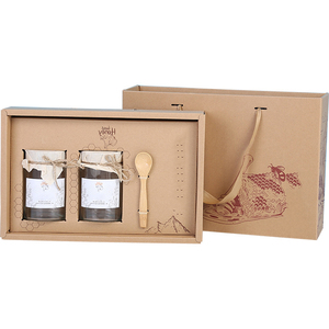Custom Eco Friendly Glass Bottle <strong>Honey</strong> Jar Bee Comb Gift <strong>Packing</strong> Paper Boxes <strong>Honey</strong> Bee Box - Product Image 6