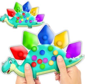 Color Sorting Sensory Toys Turtle Cat Paw Dinosaur Flower Hedgehog Squeeze Toy Anti Stress Animal Custom Color Sorting Gam - Product Image 3