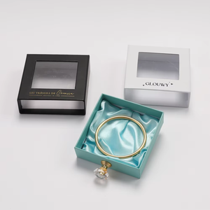 Caja de Almacenamiento de Joyería de Lujo Personalizada con Ventana Deslizante, Cajones con Asa, Color y Logotipo Personalizados, Papel Cartón - Product Image 4
