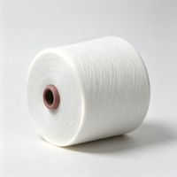 Bright-White 16S 100% Ring-Spun Raw Polyester Yarn for Sewing Use