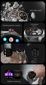Nouvelle Montre Connectée 5 Pro 2026 pour Hommes, Écran HD 1,53 pouces 360*360, Suivi GPS, Modes Multi-Sports, Appel Bluetooth, Étanche - Product Image 2