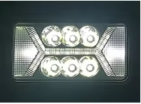 6 pouces travail lumière voiture encastré 40W LED lumière gousses faisceau d'inondation avant inverse lampe tout-terrain inondation 12V avec feux de signalisation DRL