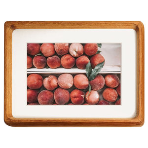Marco de <span class=keywords><strong>Fotos</strong></span> Rectangular de <span class=keywords><strong>Madera</strong></span> Maciza de Nogal Negro de 5x7, Hecho a Mano <span class=keywords><strong>en</strong></span> China Continental para Decoración del Hogar - Product Image 5