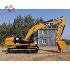 Excavatrice sur chenilles CAT 320D d'occasion, 20 tonnes, pour terrains d'excavation moyens, bon prix, d'origine Japon, pour usage agricole - Product Image 1