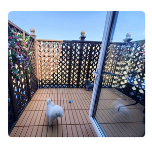 Dalles de terrasse autobloquantes gris foncé pour balcon intérieur - Product Image 4