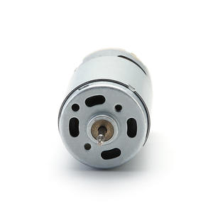 Micromotor de eje roscado 390 con engranajes, motor eléctrico pequeño con escobillas de 7.4V, 12V, 24V para freidora de aire - Product Image 3