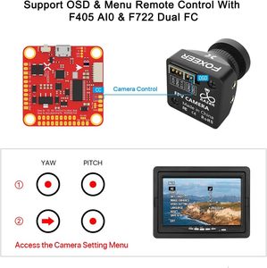 Cámara FPV FOXEER Razer Mini V3 1200TVL con Sensor CMOS de 1/3, Lente de 2.1mm, 4:3 PAL/NTSC Conmutable, OSD, Ultraligera y Nano - Product Image 6