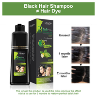 Champú de Color de Cabello Negro Herbal de Acción Rápida, Fabricante Profesional de Tintes para el Cabello de Guangzhou Lichen, Venta al por Mayor