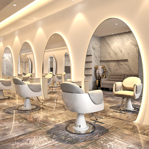 Miroir <span class=keywords><strong>de</strong></span> <span class=keywords><strong>salon</strong></span> à LED en aluminium avec logo <span class=keywords><strong>de</strong></span> taille personnalisée miroir <span class=keywords><strong>de</strong></span> bain <span class=keywords><strong>de</strong></span> beauté maquillage <span class=keywords><strong>coiffure</strong></span> art déco encadré - Product Image 1