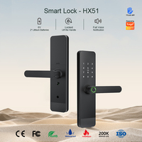 Cerradura Inteligente Liliwise OEM BLE, Manija de Puerta Inteligente con Wifi, Sin Llave, Tuya, Ttlock, Cerraduras Inteligentes con Huella Dactilar