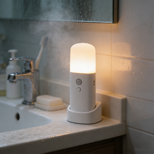 6 Inch LED Motion Sensor Night <b>Light</b> USB Rechargeable Dimmable Portable Lamp 1200Mah Battery for Bedroom Living Room Hallway - Product Image 2